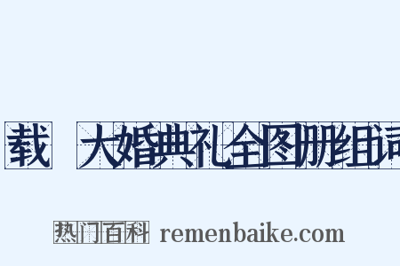 载湉大婚典礼全图册组词是什么意思的图片